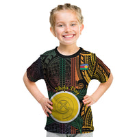 Personalised Shefa Day Kid T Shirt Happy June 18 Vanuatu Province