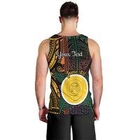 Personalised Shefa Day Men Tank Top Happy June 18 Vanuatu Province LT14 - Polynesian Pride