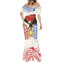 Philippines Independence Day Mermaid Dress Pilipinas Eagle 126th Anniversary LT14 - Polynesian Pride