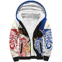 Philippines Independence Day Sherpa Hoodie Pilipinas Eagle 126th Anniversary LT14 Unisex Blue - Polynesian Pride