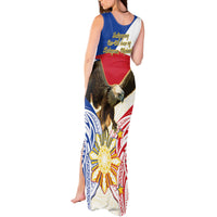 Philippines Independence Day Tank Maxi Dress Pilipinas Eagle 126th Anniversary LT14 - Polynesian Pride