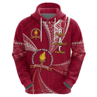 Custom Tonga Beulah College Hoodie Tongan Ngatu Pattern LT14 - Polynesian Pride