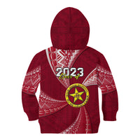 Personalised Tonga Eua High School Kid Hoodie Class Of Year Tongan Ngatu Pattern LT14 - Polynesian Pride