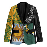 Personalised Rugby 2025 Championship Blazer Combination of Southern Hemisphere Countries - Polynesian Pride