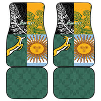 Rugby 2025 Championship Car Mats Combination of Southern Hemisphere Countries - Polynesian Pride