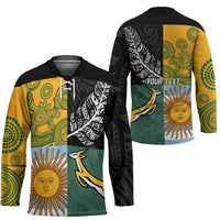 Personalised Rugby 2025 Championship Hockey Jersey Combination of Southern Hemisphere Countries LT14 - Polynesian Pride