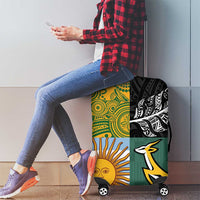 Rugby 2025 Championship Luggage Cover Combination of Southern Hemisphere Countries - Polynesian Pride