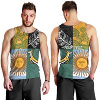Personalised Rugby 2025 Championship Men Tank Top Combination of Southern Hemisphere Countries - Polynesian Pride
