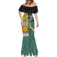 Personalised Rugby 2025 Championship Mermaid Dress Combination of Southern Hemisphere Countries - Polynesian Pride