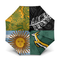 Rugby 2025 Championship Umbrella Combination of Southern Hemisphere Countries - Polynesian Pride