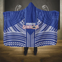 Manu Samoa Rugby 2026 Hooded Blanket Samoan Pattern