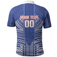 Custom Manu Samoa Rugby 2026 Polo Shirt Samoan Pattern LT14 - Polynesian Pride