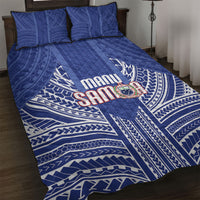 Manu Samoa Rugby 2026 Quilt Bed Set Samoan Pattern