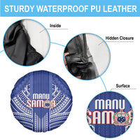 Manu Samoa Rugby 2026 Spare Tire Cover Samoan Pattern