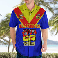 Papua New Guinea Rugby Hawaiian Shirt Hela Wigmen PNG Polynesian Pattern LT14 - Polynesian Pride