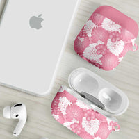 Pink Aloha Hawaii AirPods Case Monstera Hibiscus Plumeria Seamless Vibes LT14 - Polynesian Pride