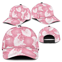 Pink Aloha Hawaii Classic Cap Monstera Hibiscus Plumeria Seamless Vibes LT14 - Polynesian Pride