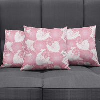 Pink Aloha Hawaii Pillow Cover Monstera Hibiscus Plumeria Seamless Vibes - Polynesian Pride