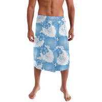 Blue Aloha Hawaii Lavalava Monstera Hibiscus Plumeria Seamless Vibes - Polynesian Pride