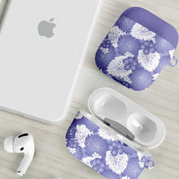 Purple Aloha Hawaii AirPods Case Monstera Hibiscus Plumeria Seamless Vibes LT14 - Polynesian Pride