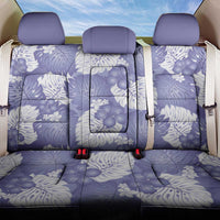 Purple Aloha Hawaii Back Car Seat Cover Monstera Hibiscus Plumeria Seamless Vibes LT14 One Size Purple - Polynesian Pride