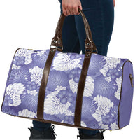 Purple Aloha Hawaii Travel Bag Monstera Hibiscus Plumeria Seamless Vibes - Polynesian Pride