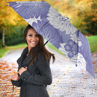 Purple Aloha Hawaii Umbrella Monstera Hibiscus Plumeria Seamless Vibes - Polynesian Pride