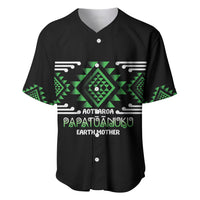 Aotearoa Atua Papatuanuku Personalised Baseball Jersey Maori Earth Mother Taniko Motifs LT14 Green - Polynesian Pride