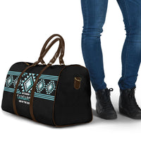 Aotearoa Atua Tangaroa Travel Bag Maori God Of The Sea Taniko Motifs LT14 - Polynesian Pride