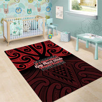 Keep Maori Wards New Zealand Area Rug Stronger Together Aotearoa Taniko - Polynesian Pride