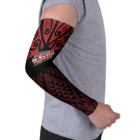 Personalised Keep Maori Wards New Zealand Arm Sleeves Stronger Together Aotearoa Taniko LT14 - Polynesian Pride