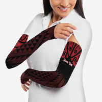 Personalised Keep Maori Wards New Zealand Arm Sleeves Stronger Together Aotearoa Taniko LT14 - Polynesian Pride