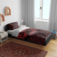 Keep Maori Wards New Zealand Bedding Set Stronger Together Aotearoa Taniko - Polynesian Pride