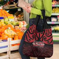 Keep Maori Wards New Zealand Grocery Bag Stronger Together Aotearoa Taniko LT14 - Polynesian Pride