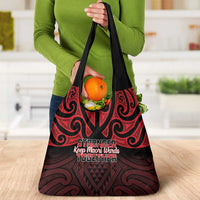 Keep Maori Wards New Zealand Grocery Bag Stronger Together Aotearoa Taniko LT14 - Polynesian Pride