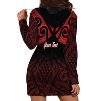 Personalised Keep Maori Wards New Zealand Hoodie Dress Stronger Together Aotearoa Taniko - Polynesian Pride