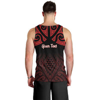 Personalised Keep Maori Wards New Zealand Men Tank Top Stronger Together Aotearoa Taniko - Polynesian Pride