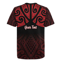 Personalised Keep Maori Wards New Zealand Rugby Jersey Stronger Together Aotearoa Taniko - Polynesian Pride