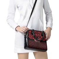 Keep Maori Wards New Zealand Shoulder Handbag Stronger Together Aotearoa Taniko LT14 - Polynesian Pride