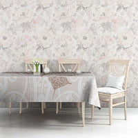 New Zealand Manta Ray Tattoo Tablecloth Aotearoa Maori Haehae Beige LT14 - Polynesian Pride