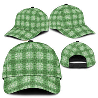 Green Hawaiian Quilt Classic Cap Hawaii Pineapple Monstera Palaka Motifs LT14 - Polynesian Pride