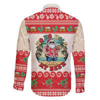 Mele Kalikimaka Hawaii Family Matching Mermaid Dress and Hawaiian Shirt Funny Beer-Loving Santa Hawaiian Tropical - Polynesian Pride