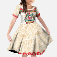 Mele Kalikimaka Hawaii Family Matching Summer Maxi Dress and Hawaiian Shirt Funny Beer-Loving Santa Hawaiian Tropical - Polynesian Pride