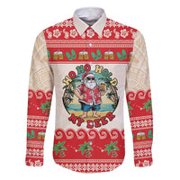 Mele Kalikimaka Hawaii Family Matching Summer Maxi Dress and Hawaiian Shirt Funny Beer-Loving Santa Hawaiian Tropical - Polynesian Pride