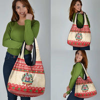 Mele Kalikimaka Hawaii Grocery Bag Funny Beer-Loving Santa Hawaiian Tropical LT14 - Polynesian Pride
