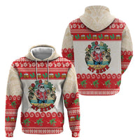 Mele Kalikimaka Hawaii Hoodie Funny Beer-Loving Santa Hawaiian Tropical - Polynesian Pride