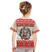 Mele Kalikimaka Hawaii Kid T Shirt Funny Beer-Loving Santa Hawaiian Tropical LT14 - Polynesian Pride