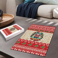 Mele Kalikimaka Hawaii Puzzle Funny Beer-Loving Santa Hawaiian Tropical LT14 - Polynesian Pride