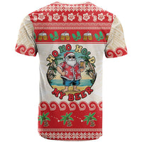 Mele Kalikimaka Hawaii T Shirt Funny Beer-Loving Santa Hawaiian Tropical LT14 - Polynesian Pride