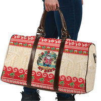 Mele Kalikimaka Hawaii Travel Bag Funny Beer-Loving Santa Hawaiian Tropical - Polynesian Pride